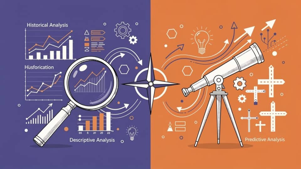 Analiza opisowa vs. Analiza predykcyjna: Co jest kluczowe dla pivotu?