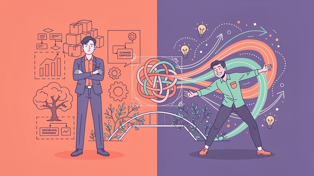 Manager vs. Lider zmiany: Jakie są kluczowe różnice w podejściu do problemów?